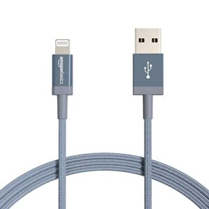 Amazon Basics Nylon Braided Lightning to USB A Cable - MFi Certified iPhone Charger