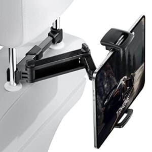 TRYONE Car Headrest Tablet Holder Mount Stretchable Backseat Tablets Stand for Kids