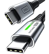 INIU USB C Charger Cable, [3Pack/0.5+2+2m] USB A to USB C Cable 3.1A Fast Charging, Zinc Alloy Br...