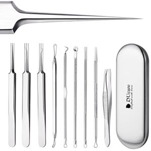 9Pcs Pimple Popper Blackhead Remover Tool by DUcare