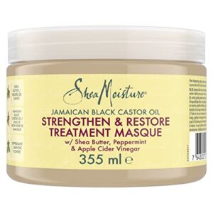 SheaMoisture Jamaican Black Castor Oil Strengthen & Restore Hair Treatment Mask silicone and sulphate free hair mask for natural