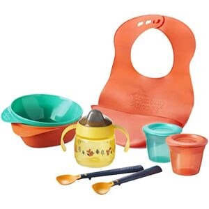 Tommee Tippee Weaning Starter Kit with Toddler Feeding Bowls and Spoons