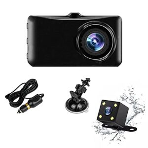 Yagosodee Dash Cam Front and Rear 1080P Full HD