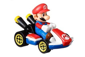 Hot Wheels Mario Kart Collection of 1:64 Scale Die-Cast Replica Vehicles