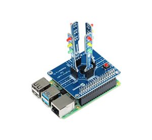 sb components PiTraffic Educational Traffic Light Add on Shield HAT for Raspberry Pi 4
