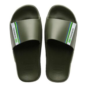 Havaianas Unisex's Slide Brasil Green Sandal