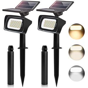 Linke 60 LEDs Solar Spot Lights Outdoor Garden