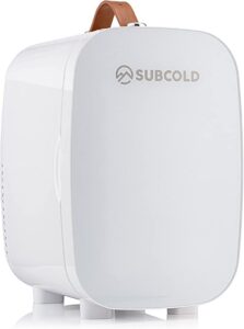 Subcold Pro6 Luxury Mini Fridge Cooler | 6 Litre / 8 Cans | AC and Exclusive USB Power Option | Portable Small Fridge for the Office
