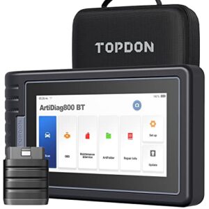 Topdon Car Diagnostic Tool ArtiDiag800BT OBD2 Code Reader Bluetooth Wireless Scanner with Full Systems Diagnoses