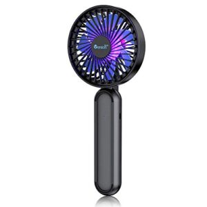 VersionTech Hand Held Fan with Color Light