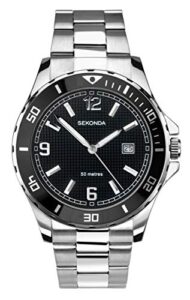 SEKONDA Mens Analogue Classic Quartz Watch with Stainless Steel Strap 1513.27