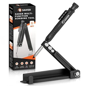 Saker Multi-function Scribing Tool- Construction Pencil- Carpenters Pencil