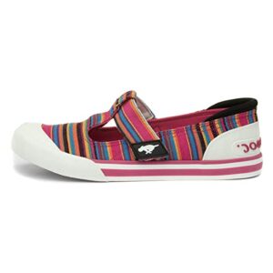 Rocket Dog Jazzin Aloe Womens Multi Stripe Canvas