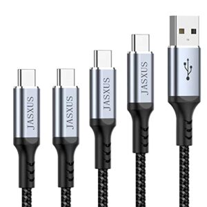 USB Type c Cable [4-Pack 1m 2m 2m 3m] Fast Charging 3.1A usb to usb C Fast Charger Braided Cord Compatible with Samsung Galaxy S20 S10 S9 Note 9 8 S8 Plus