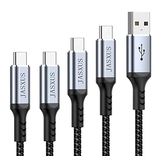 USB Type c Cable [4-Pack 1m 2m 2m 3m] Fast Charging 3.1A usb to usb C Fast Charger Braided Cord Compatible with Samsung Galaxy S20 S10 S9 Note 9 8 S8 Plus