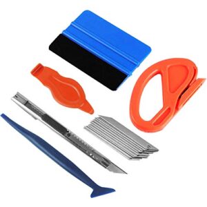 Ewrap Car Vinyl Wrap Tool kit Window Film Tools Including Felt Squeegee