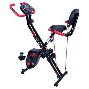 Mini Exercise Bike Pedal Exerciser Resistance Cycle Indoor Gym Black