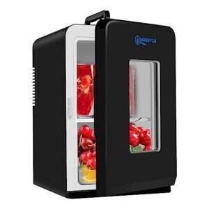 WANNYTON 2 in 1 Mini Fridge 15L