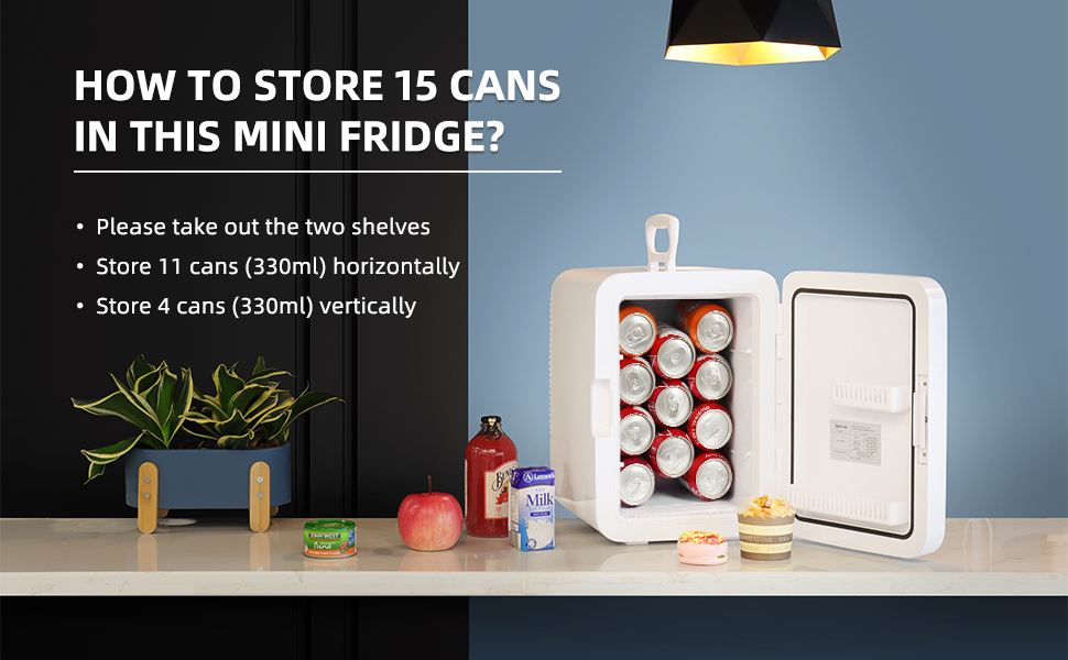 15 can fridge mini