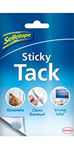Sellotape sticky tack