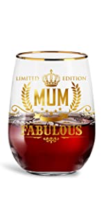 mum vine glass