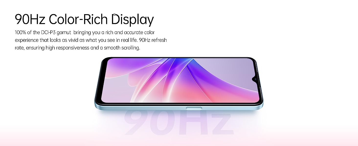 90Hz Colour-rich display