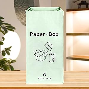 Separate Recycling Waste Bin Bags for Kitchen Recycle Garbage Trash Sorting Bins Organizer