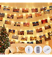 [2 Pack] Fairy Lights Battery Powered, 120LED 12M/40Ft 8 Modes Waterproof Outdoor/Indoor Copper S...