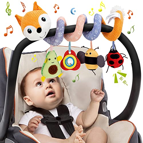 Funsland Spiral Pram Toys for Babies