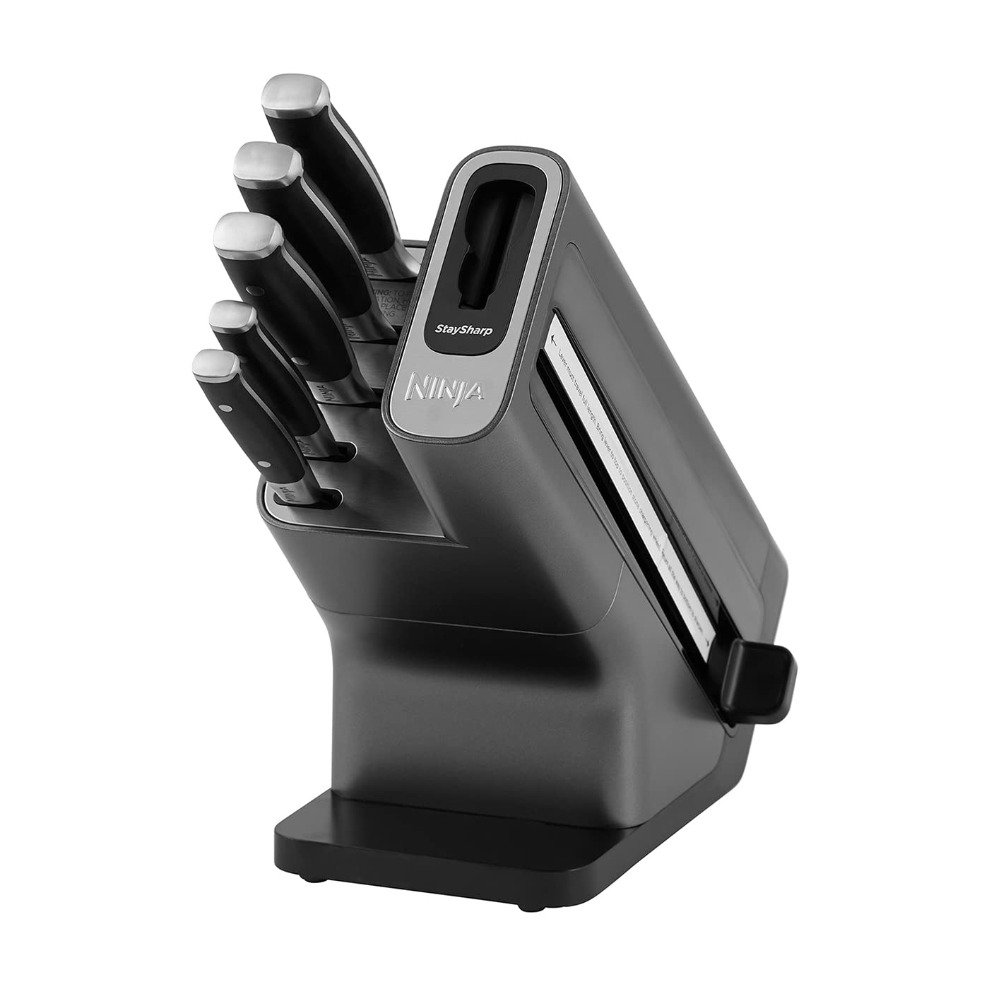 Ninja Foodi StaySharp Knife Block [K32005UK] with Integrated Sharpener