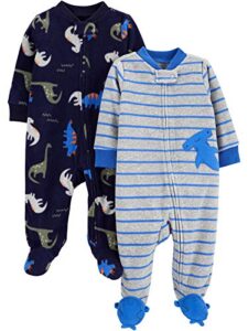 Simple Joys by Carter's Baby Boys' Fleece Footed Sleep and Play