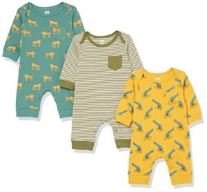 Amazon Essentials Unisex Toddlers and Babies' Long-Sleeve Coveralls