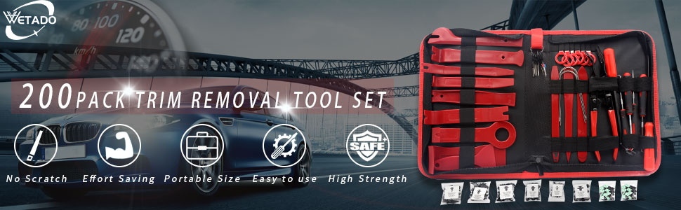 200 PACK TRIM REMOVAL TOOL SET