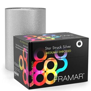 Framar Silver Embossed Roll Hair Foil