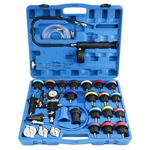 FreeTec Universal Radiator Pressure Detector Vacuum Cooling System Tester Master Tool Ki