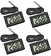 Thlevel 3-Pack Hygrometer Thermometer Digital Monitor Humidity Meter Gauge for Humidifiers Dehumi...