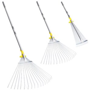 Jardineer 180cm Adjustable Garden Rake Leaf