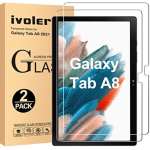 ivoler [2 Pack Screen Protector Compatible for Samsung Galaxy Tab A8 10.5 inches 2021