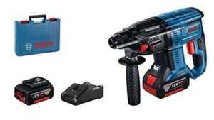 Bosch Professional GBH 18V-21 - Cordless rotary hammer (2 batteries x4.0Ah