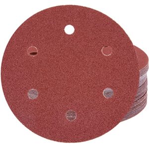 Bulnqyk 225mm Sanding Disc 6 Holes Hook and Loop Discs