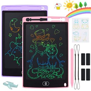 Eucomir 2 pack Colorful LCD Writing Tablet 8.5 Inch