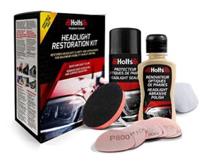 Holts HREP0031A Headlight Restoration Kit Restore Clarity in Cloudy Yellowing & Oxidized Headlamps to Like-New Condition