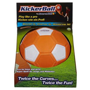 STAY ACTIVE KICKERBALL by Swerve Ball Football Toy Size 4 Aerodynamic Panels for Swerve Tricks