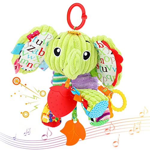 VicTop Multifunctional Baby Pram Toys Colorful Infant Stroller Toy with Music