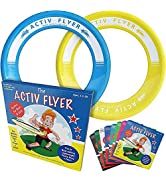 Activ Life Kid's Flying Rings [2 Pack] Fly Straight & Don’t Hurt - 80% Lighter Than Standard Flyi...