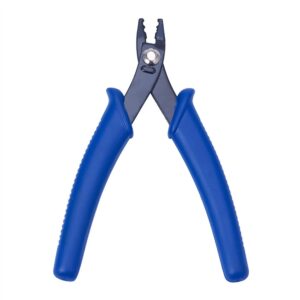 Pandahall 1Pc Crimping Tool Crimper Pliers Terminal Crimper for Crimp Beads Jewelry Making (RoyalBlue)
