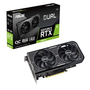 ASUS DUAL NVIDIA GeForce RTX 3060TI OC Edition Graphics Card (PCIe 4.0