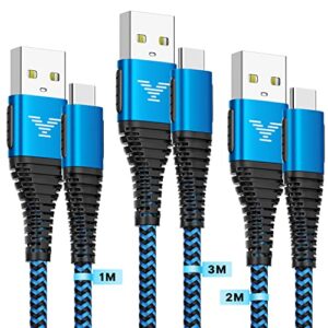 USB C Charger Cable 1M/2M/3M 3Pack
