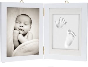 Chuckle - Baby Hand and Foot Clay Print Photo Frame Keepsake Kit - Gift for Mothers Day