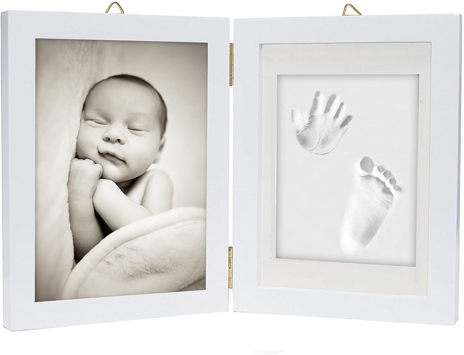 Chuckle - Baby Hand and Foot Clay Print Photo Frame Keepsake Kit - Gift for Mothers Day